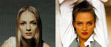 Uma Thurman: rinoplastica